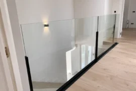 Garde-corps vitré sur mesure